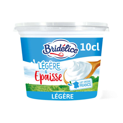 Bridélice Crème Fraîche Epaisse 15% Mat.Gr Pot 10cl