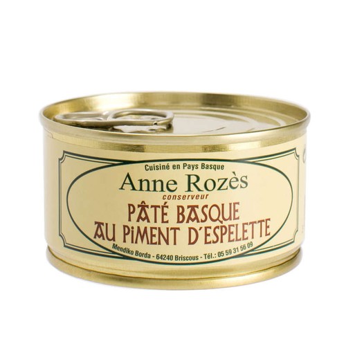 Anne Rozès Pâté Au Piment D'Espelette Aop 130G