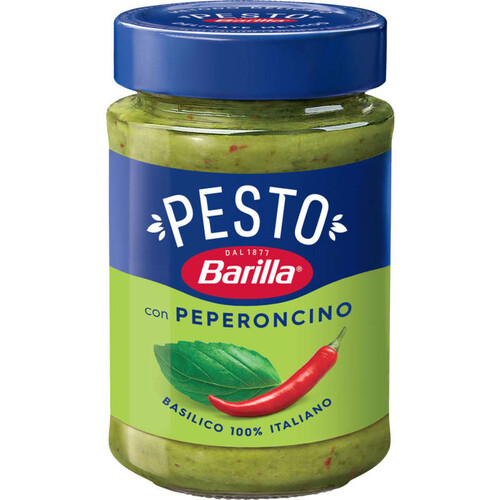 Barilla sauce pesto basilic et peperoncino 195g