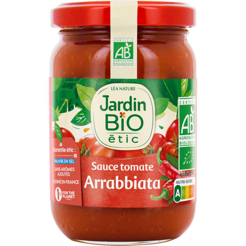 Jardin Bio Sauce tomate Arrabbiata 200g