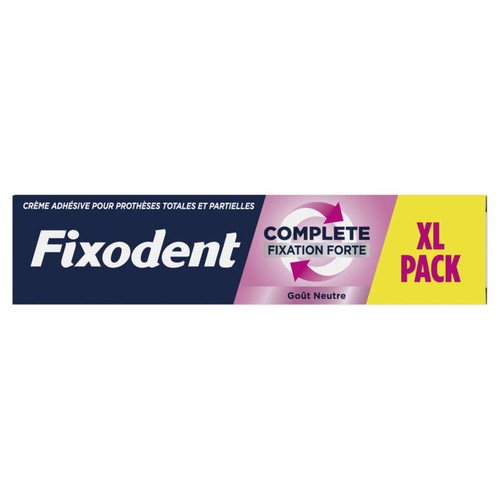 Fixodent Crème Adhésive Pour prothèses Complete Goût Neutre 70ml