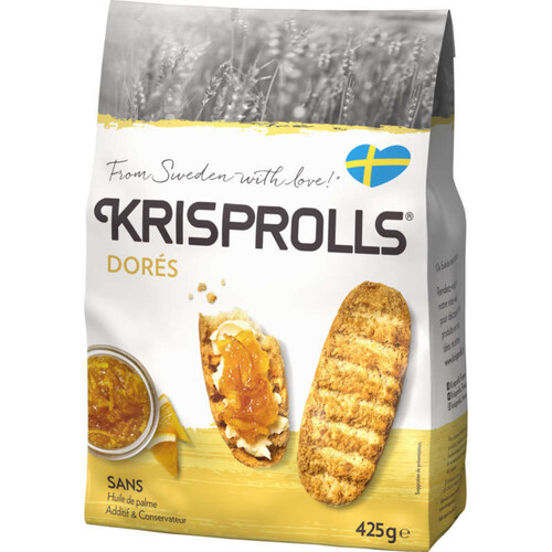 Krisprolls Petits Pains Grillés Suédois Dorés 425g
