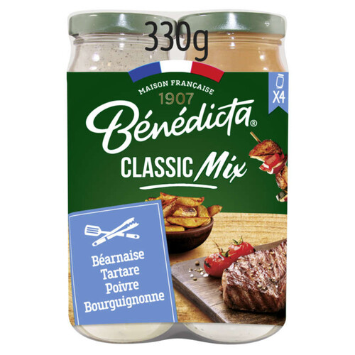 Bénédicta Sauce de variété Lot Classic Mix 330g