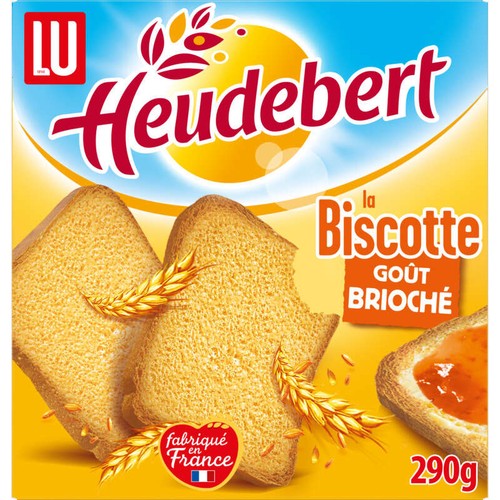 Heudebert Biscottes goût Briochées 290g