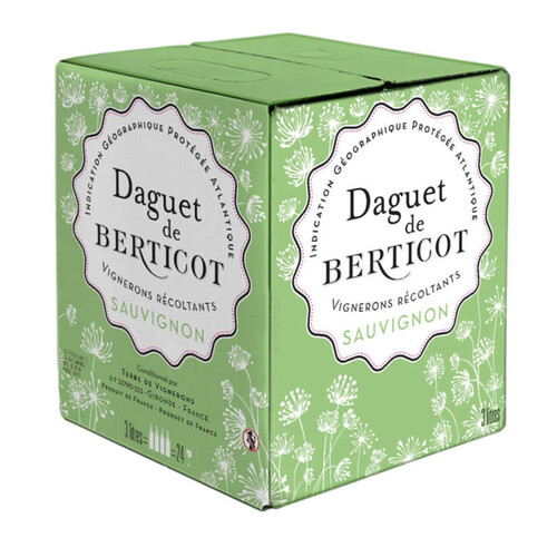 3L Bib Daguet Berticot Blanc 3l
