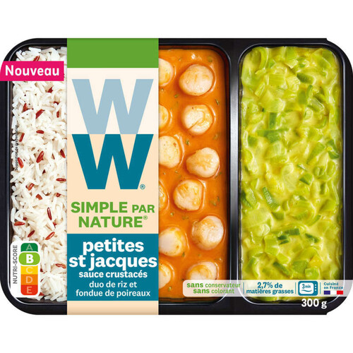 Weight Watchers St Jacques duo de riz 300g