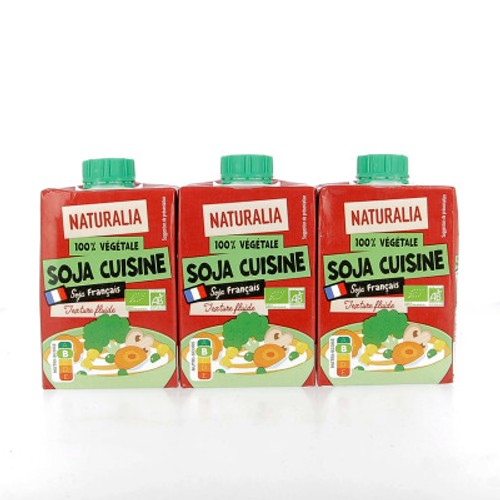 Naturalia Soja cuisine 3x20cl