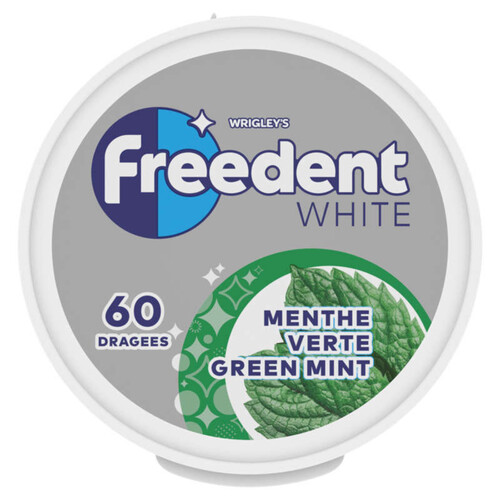 Freedent White Menthe Verte Box 84G