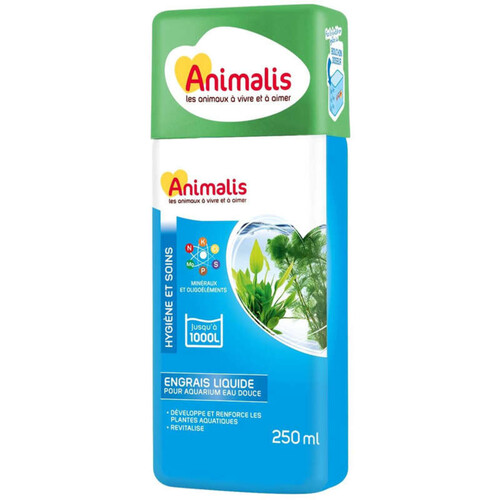 Animalis Engrais Liquide pour Aquarium Eau Douce 250ml