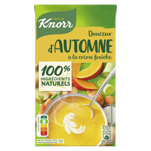 Knorr Les Classiques Soupe Liquide Douceur d'Automne à la crème fraîche 1l