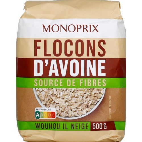 Monoprix Flocons D'Avoine 500g