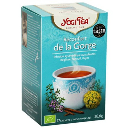 [Par Naturalia] Yogi Tea Infusion Réconfort de La Gorge - 17 Sachets