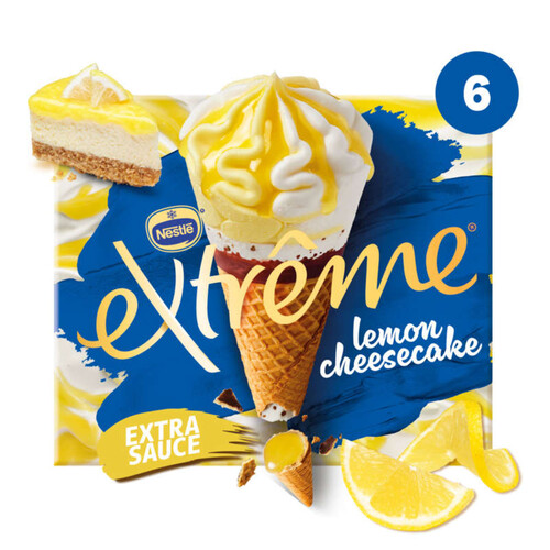 Extrême Cône Lemon Cheesecake X6