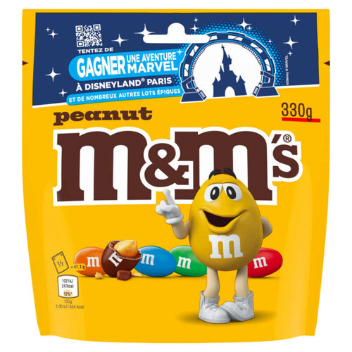 M&M'S Bonbons Chocolat Au Lait & Cacahuètes 330G