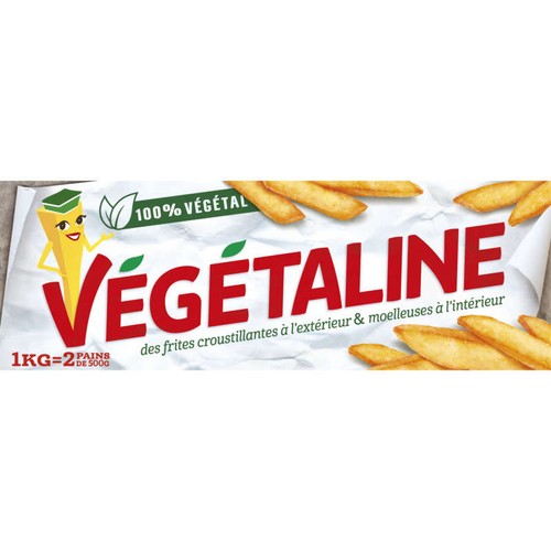 Végétaline Frites dorées, croustillantes et légères - 100% végétale 2x500g