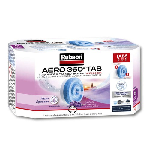 Rubson Recharge Aero 360 Aroma Relax Lavande x4
