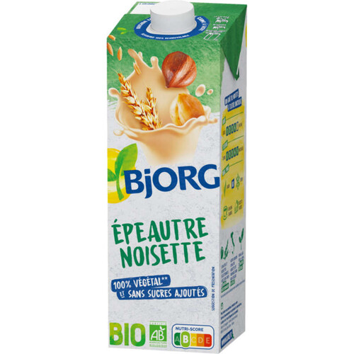 Bjorg Boisson Végétale Épeautre Noisette Bio 1L