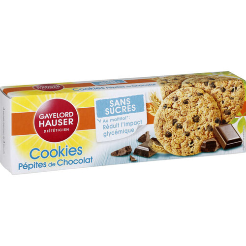 Gayelord Hauser Cookies Pépites De Chocolat, Sans Sucres 125G