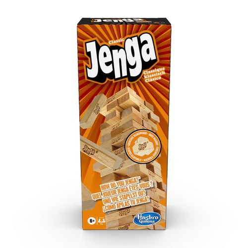 Hasbro Jeu de Société Jenga Dès 6 ans