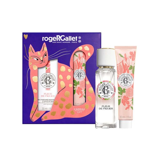 Roger & Gallet Coffret Eau Parfumée Bienfaisante Fleur De Figuier 30ml et sa Crème Mains 30ml