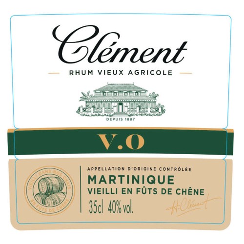 Clément Rhum Vieux Agricole AOC Martinique Vo 40 35cl
