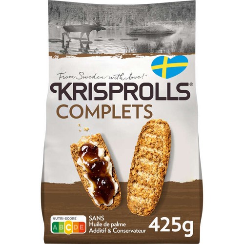 Krisprolls Petits Pains Suédois Complets 425g