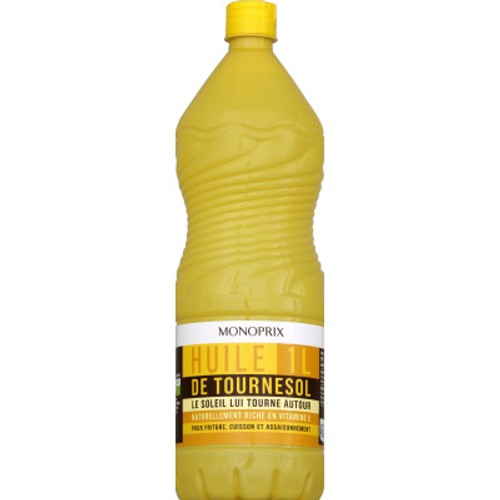Monoprix Huile de Tournesol 1L