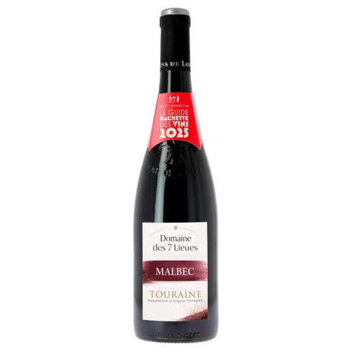 Domaine des 7 lieues - Malbec Val de Loire Touraine A.O.P. Rouge 2023 75CL