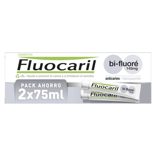 [Para] Fluocaril Dentifrice Blancheur Bi-Fluoré 145mg Lot 2x75ml