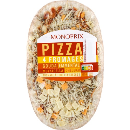 Monoprix Pizza 3 Fromages 180g