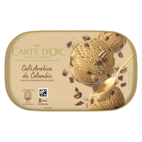 Carte d'Or Crème Glacée Café Arabica 374gr