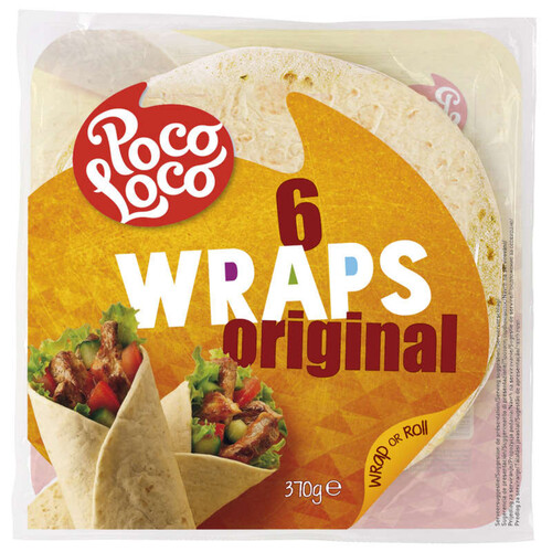 Poco Loco 6 Wraps Original 370g