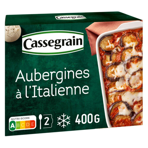 Cassegrain Aubergines À L'Italienne Mozarella Fondante 400G
