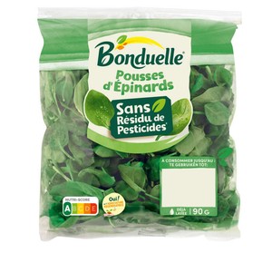 Bonduelle Pousses d'épinards 90g