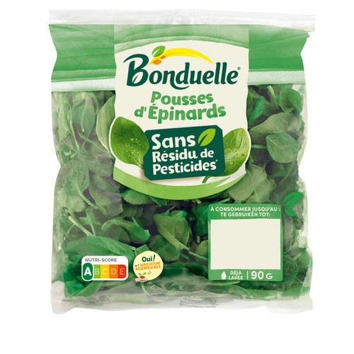 Bonduelle Pousses d'épinards 90g