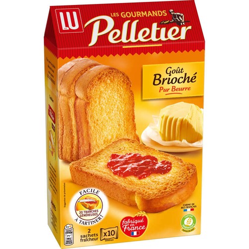 Lu Heudebert Biscottes goût Brioché 260g