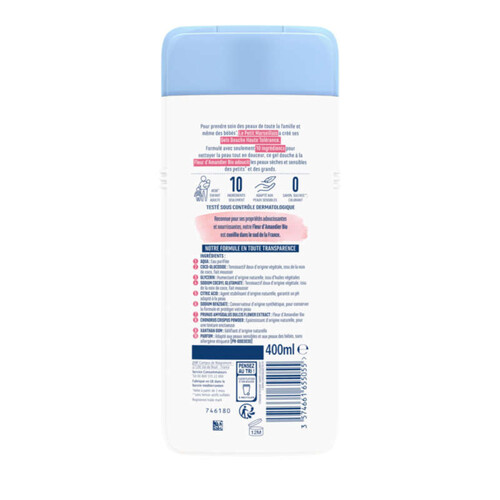 Le Petit Marseillais Gel Douche Fleur D'Amandier Bio 400ml