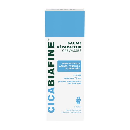 [Para] CicaBiafine Baume Réparateur Crevasses Pieds Mains Abîmes 50ml