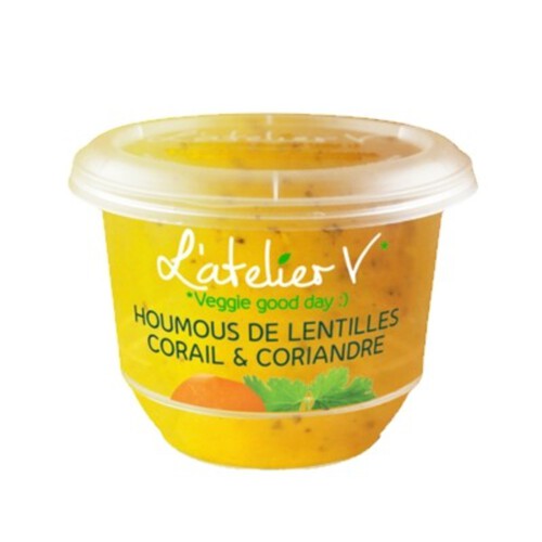 [Par Naturalia] L'Atelier V Houmous De Lentilles Corail Et Coriandre 150G Bio