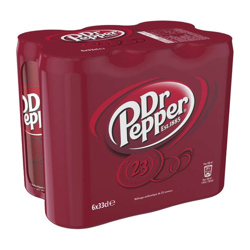 Dr Pepper Soda 6x33cl