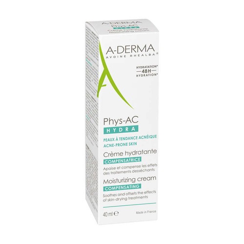 [Para] A-Derma Phys-Ac Hydra Hydra Crème Visage Hydratante Compensatrice 40ml