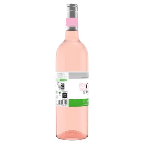 Club Des Sommeliers Côtes De Provence - Alc 12%Vol. - Vin Rosé - Biologique - 75Cl
