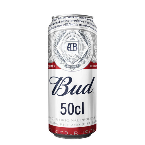 Bière Bud Blonde Lager Canette 50Cl