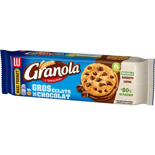 Granola Cookies aux gros éclats de Chocolat 276g
