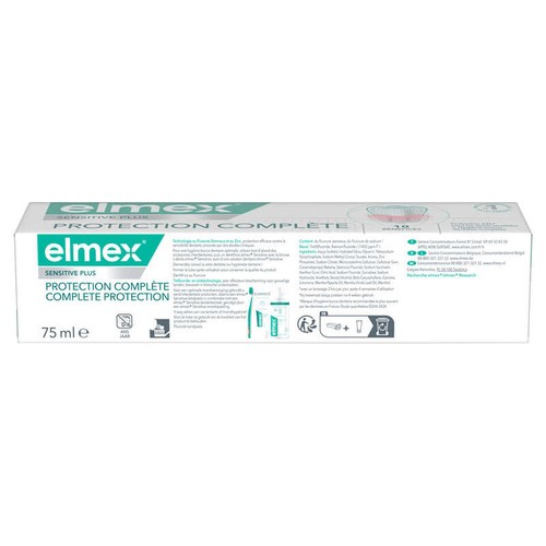 Elmex Sensitive Plus Dentifrice 10 Bénéfices Avances 75ml