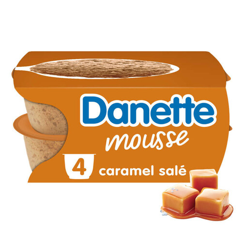 Danette Mousse caramel 4x60g