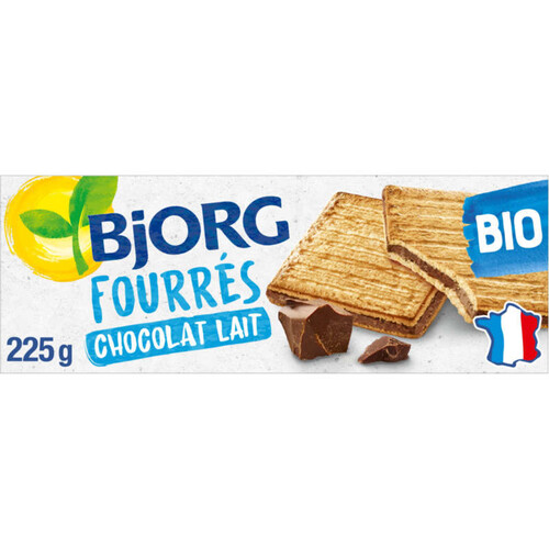 Bjorg Biscuits Fourrés Au Chocolat au Lait Bio 225g