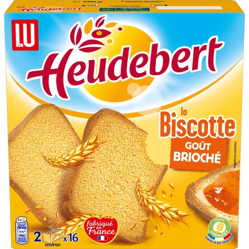 Heudebert Biscottes goût Briochées 290g