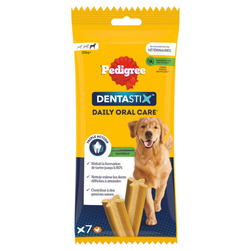 Pedigree Dentastix Bâtonnets pour grand chien 270g