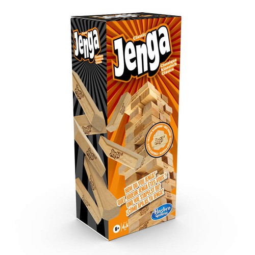 Hasbro Jeu de Société Jenga Dès 6 ans